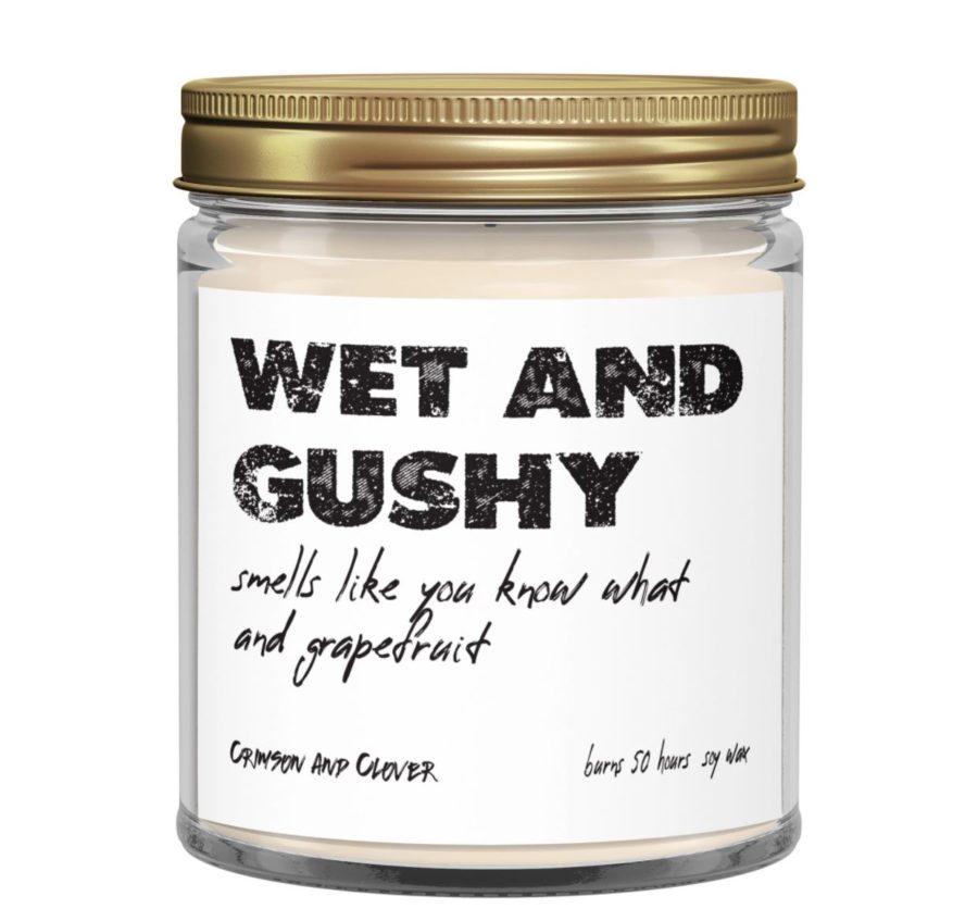 Crimson Clover Wet and Gushy Soy candle